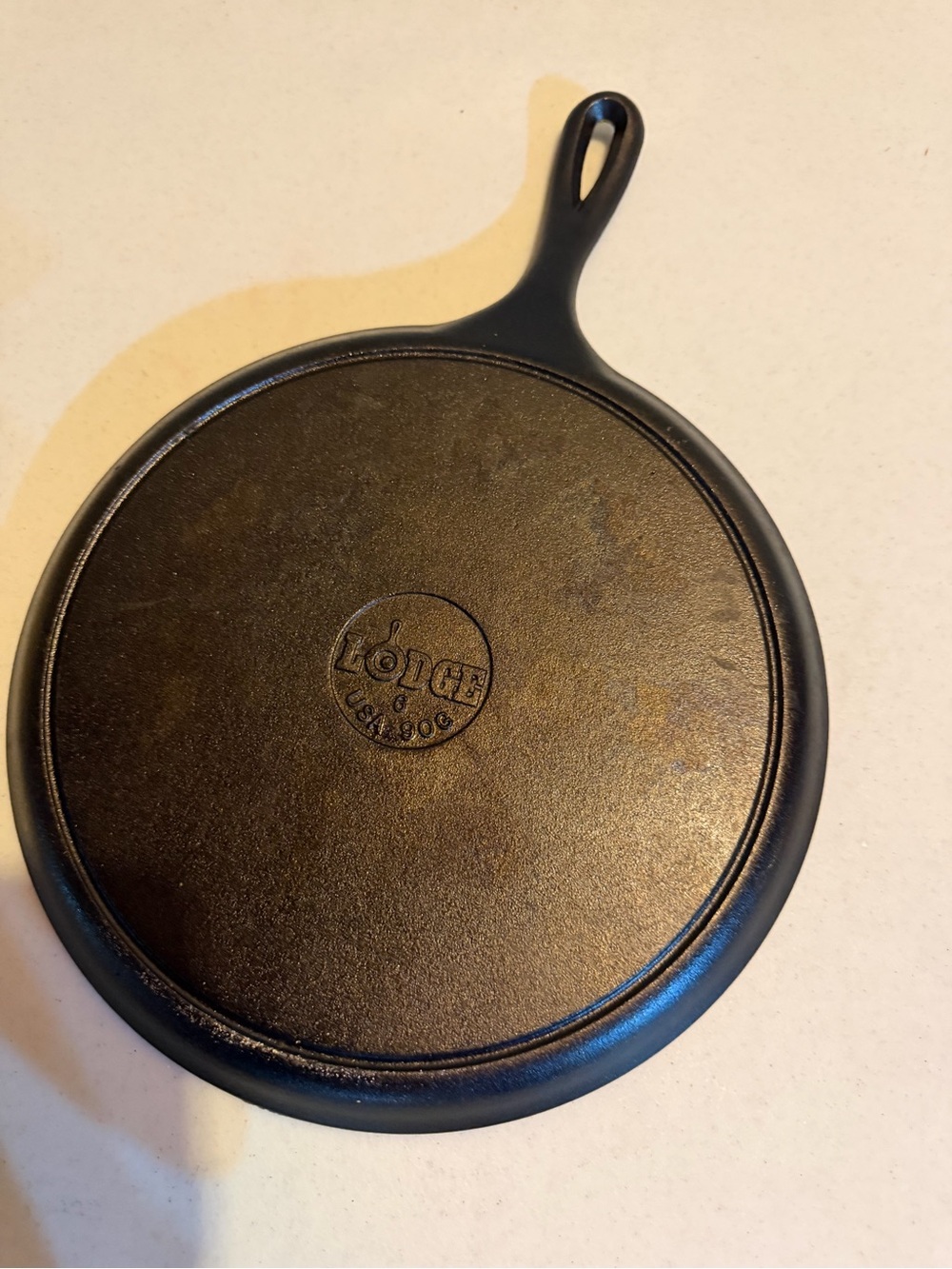 Seasoned Black Cast Iron Crepe and Griddle Pan - Picture 2 of 4